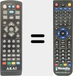 Télécommande pour remplacer ZAP26510K-L