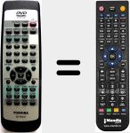 Replacement remote control for SE-R0037 (79078050)