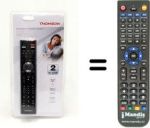 Télécommande équivalente Thomson 21SCN380