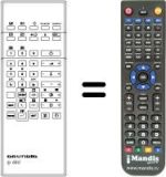 Télécommande équivalente TP 660