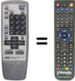 Replacement remote control RM-C364GY