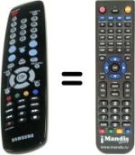 Télécommande équivalente Samsung BN59-00687A