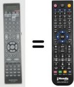 Télécommande équivalente Marantz RC019SR