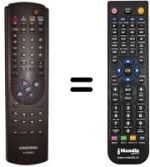 Télécommande équivalente Grundig ST 63-655 TEXT