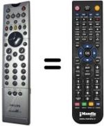 Télécommande équivalente Philips 50PF996412S