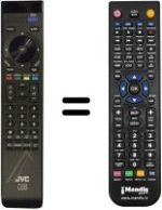 Télécommande équivalente JVC LT-37HB1SU / AX