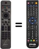 Télécommande équivalente Philips 996510038668