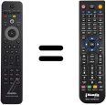 Télécommande équivalente Philips BDP-9500