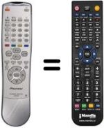 Télécommande équivalente Pioneer PDP433HDE