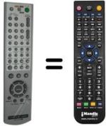 Télécommande équivalente RMT-V503
