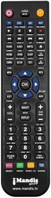 Télécommande équivalente Telefunken CV2NIX Télécommande équivalente Telefunken CV2NIX