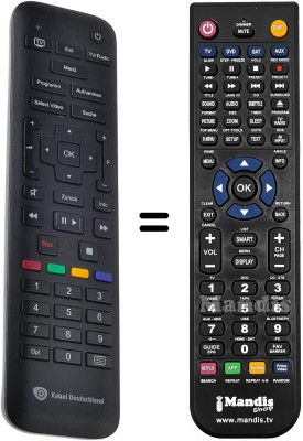 Télécommande équivalente RC2634201-01B