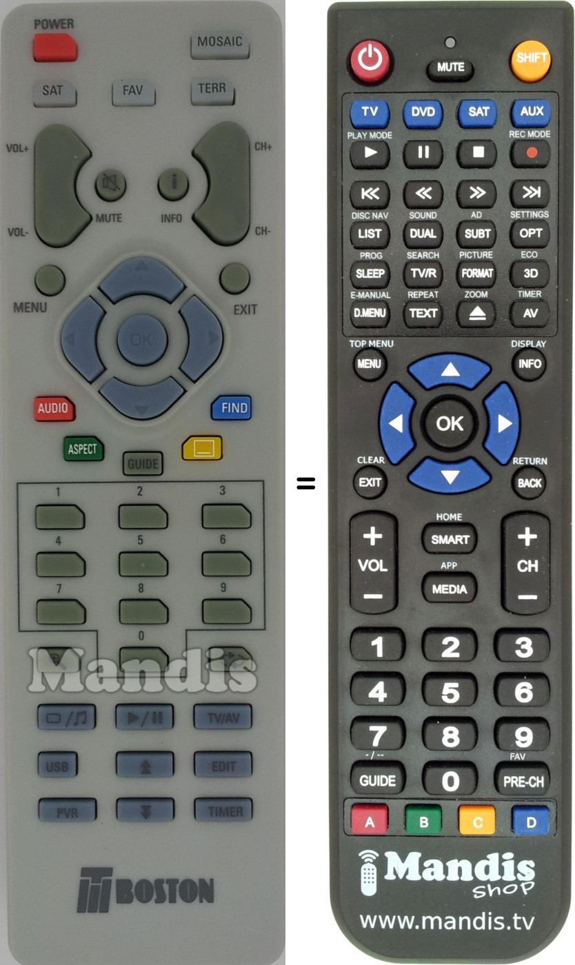 Replacement remote control Engel AD600