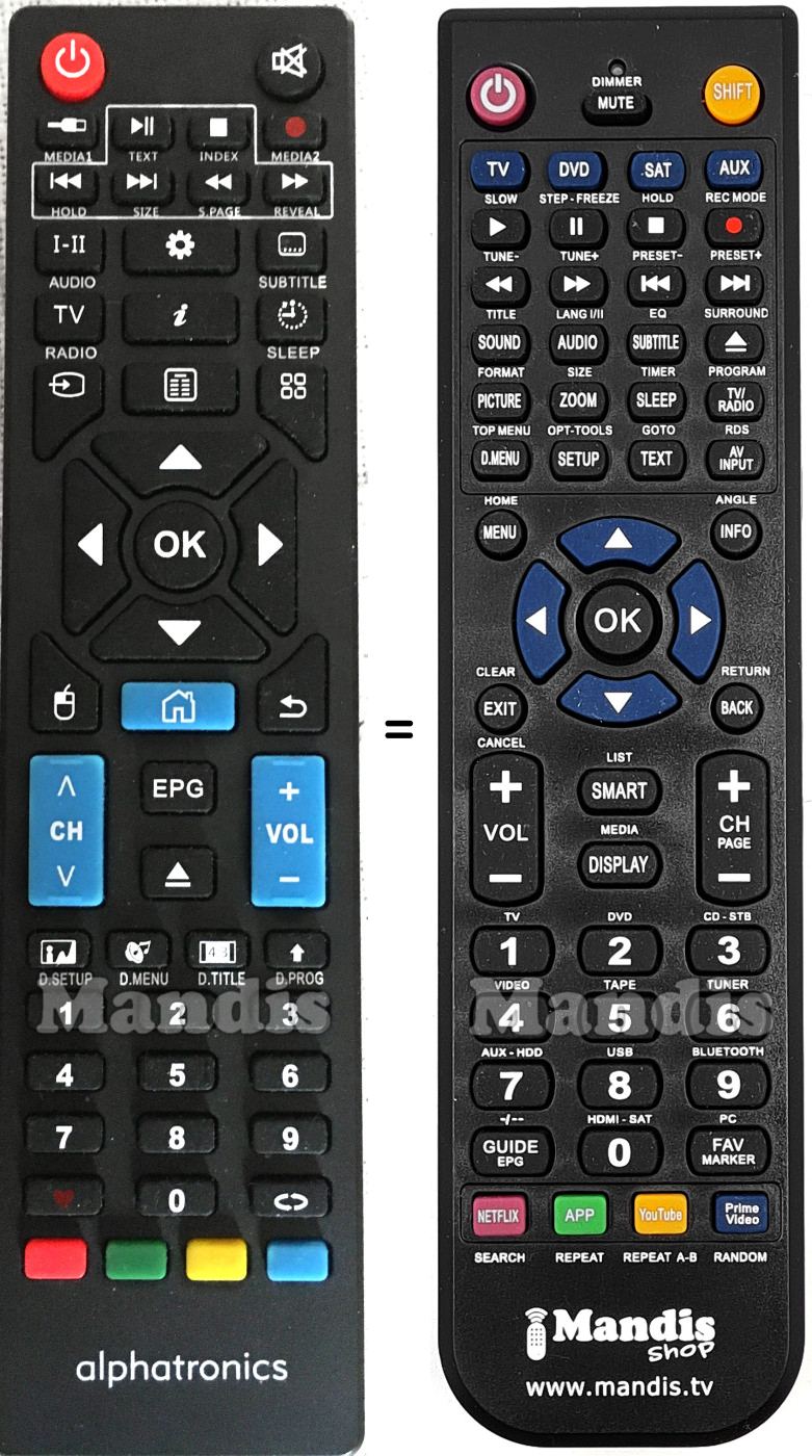 Replacement remote control SL-32 DSBAI