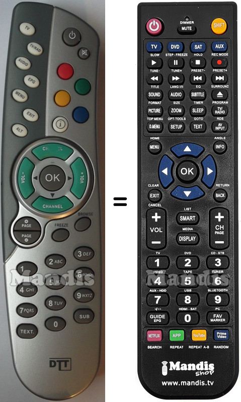 Replacement remote control Engel RT 7376