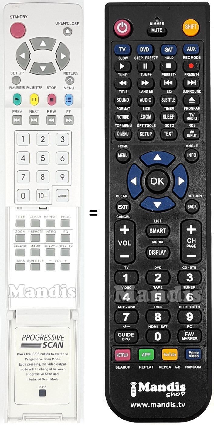 Replacement remote control SS-9845