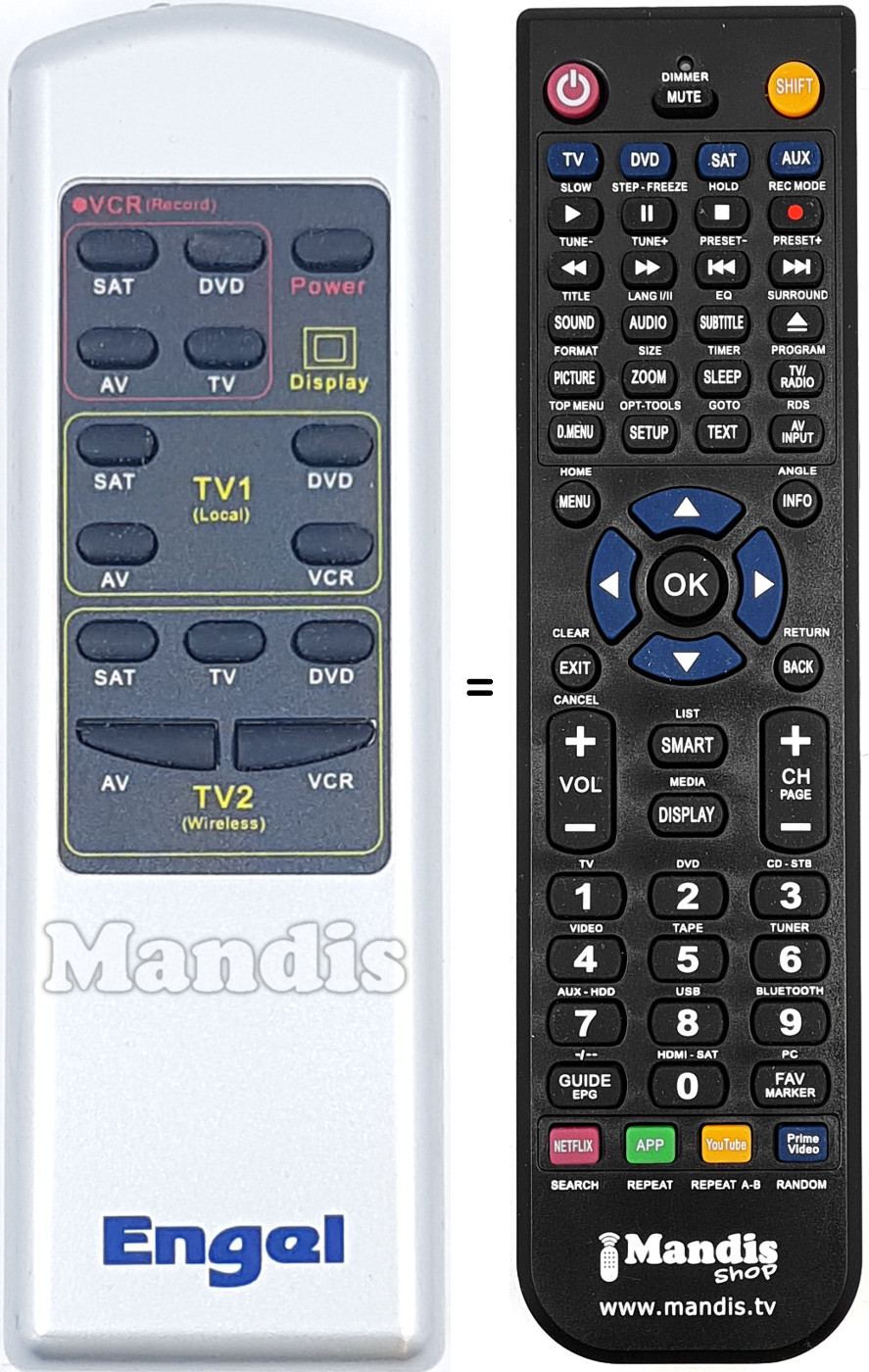 T&eacute;l&eacute;commande &eacute;quivalente Engel009