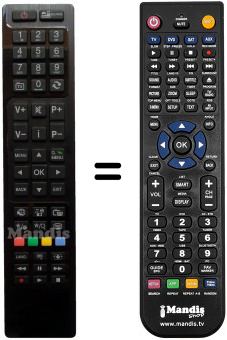 Télécommande équivalente RC4847