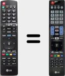 Original remote control AKB74115502