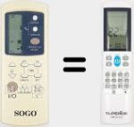 Universal remote control Aircoplus (42530)