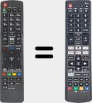 Universal remote control Universal TV LG