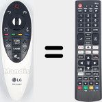 Télécommande universelle Universal TV LG