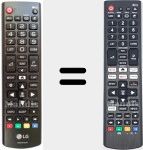 T&eacute;l&eacute;commande universelle Universal TV LG
