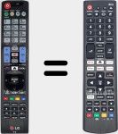 Télécommande universelle Universal TV LG