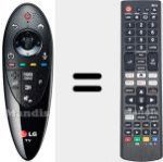 Télécommande universelle Universal TV LG