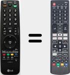 Télécommande universelle Universal TV LG