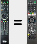 Télécommande universelle Universal TV Sony