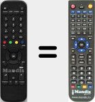 Télécommande pour remplacer RMG01 (0320200059)