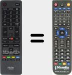 Télécommande pour remplacer HTR-A18LN (0530015573)
