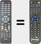 Replacement remote control for 06-519W49-E001X