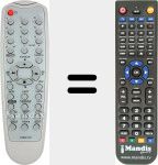 Replacement remote control for 076N0ED150