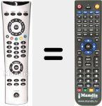 Replacement remote control for REMCON176