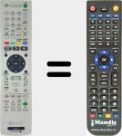 Replacement remote control for RMT-D234P (147965812)