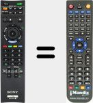 Télécommande pour remplacer RM-GA 019 (148770511)