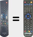 Télécommande pour remplacer TP 800 (296420610100)