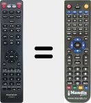 Télécommande pour remplacer RC003HD (30701022900AS)