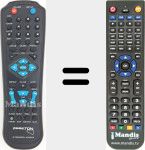Replacement remote control for 404244