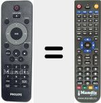 Replacement remote control for 996510021665