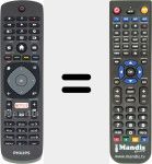 Télécommande pour remplacer YKF406-002 (996597001325)