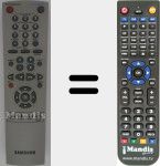 T&eacute;l&eacute;commande pour remplacer 00048C (AC5900048C)