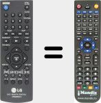Replacement remote control for AKB33659510