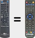 Replacement remote control for AKB35914502