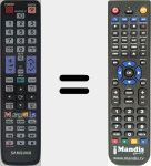 Replacement remote control for TM1060 (BN59-01039A)