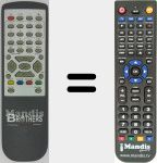 Replacement remote control for BRO001