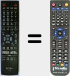 Télécommande pour remplacer RC-1158 (307010089008D)