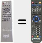 Replacement remote control for EUR7502XE0